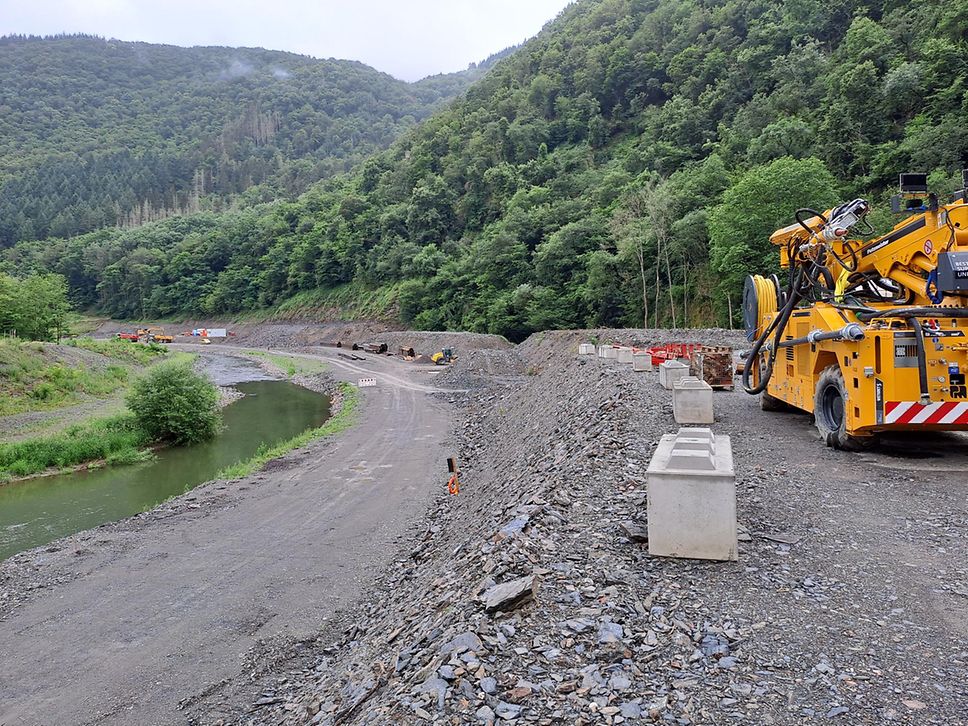 Wiederaufbau der Infrastruktur im Ahrtal