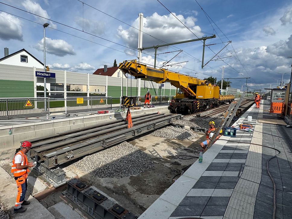 Hilfsbrücken Hirschaid