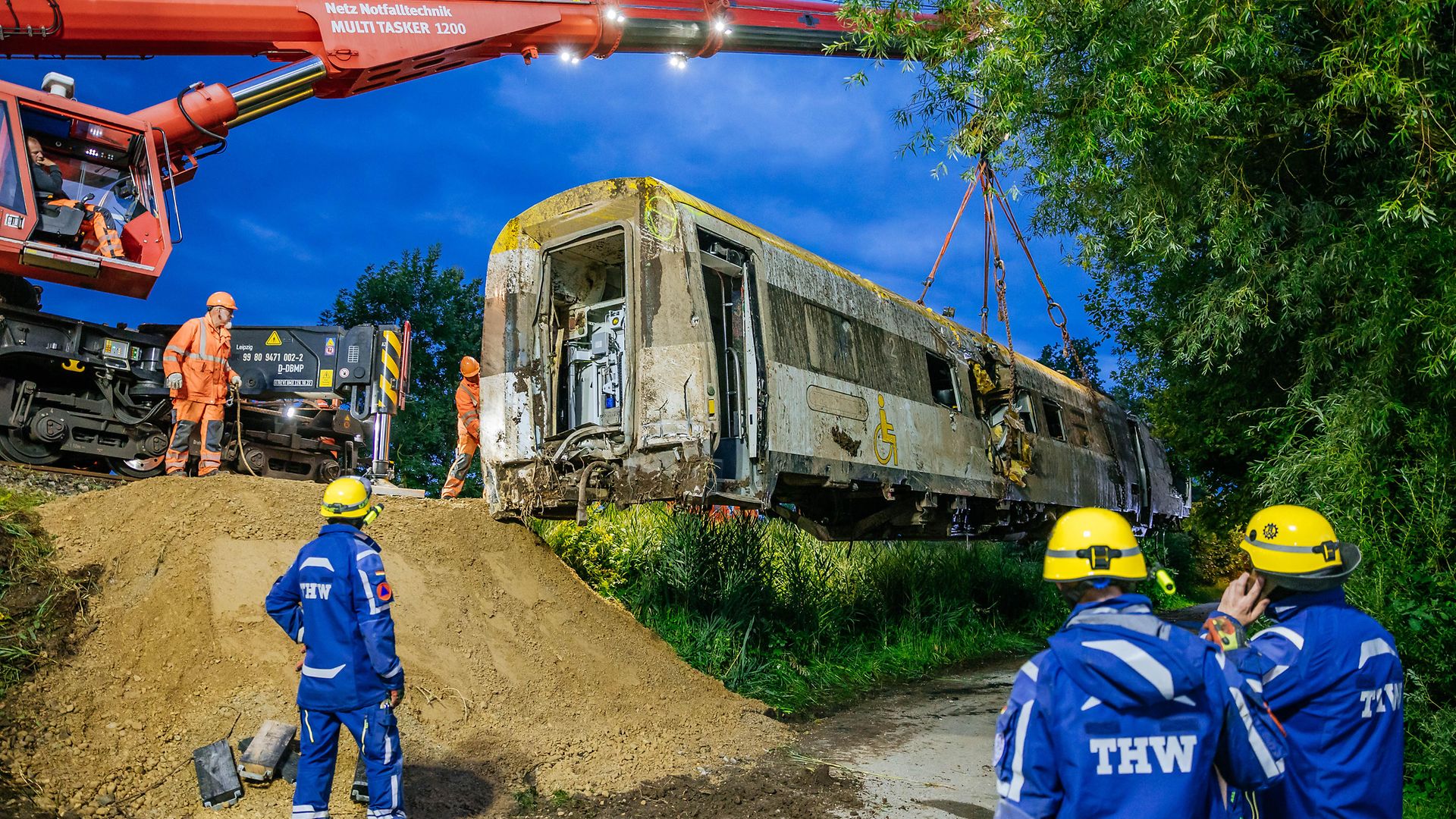 Bergungsarbeiten in Riedlingen