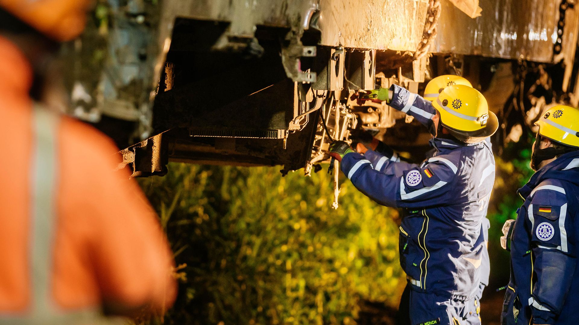 Bergungsarbeiten in Riedlingen