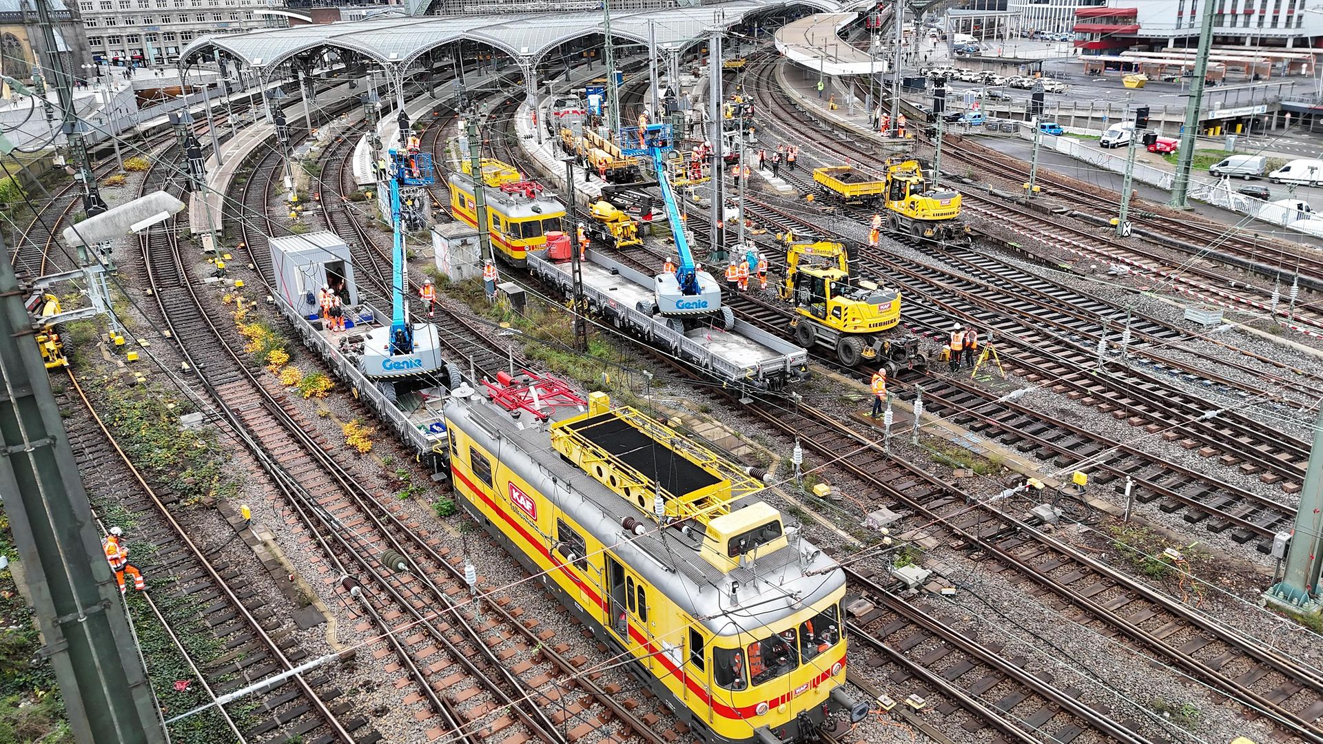 Draufsicht Arbeitsbereich Ostkopf