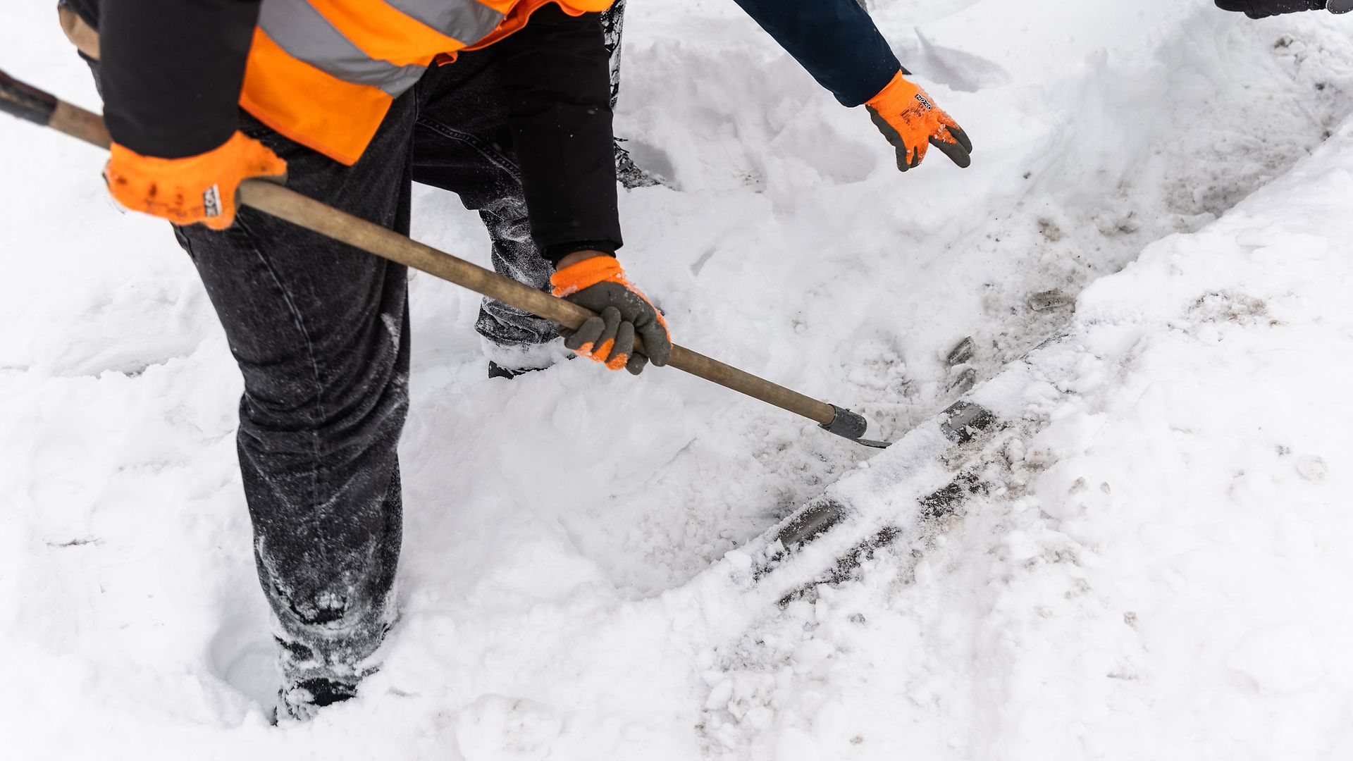  Weichen werden freigeräumt