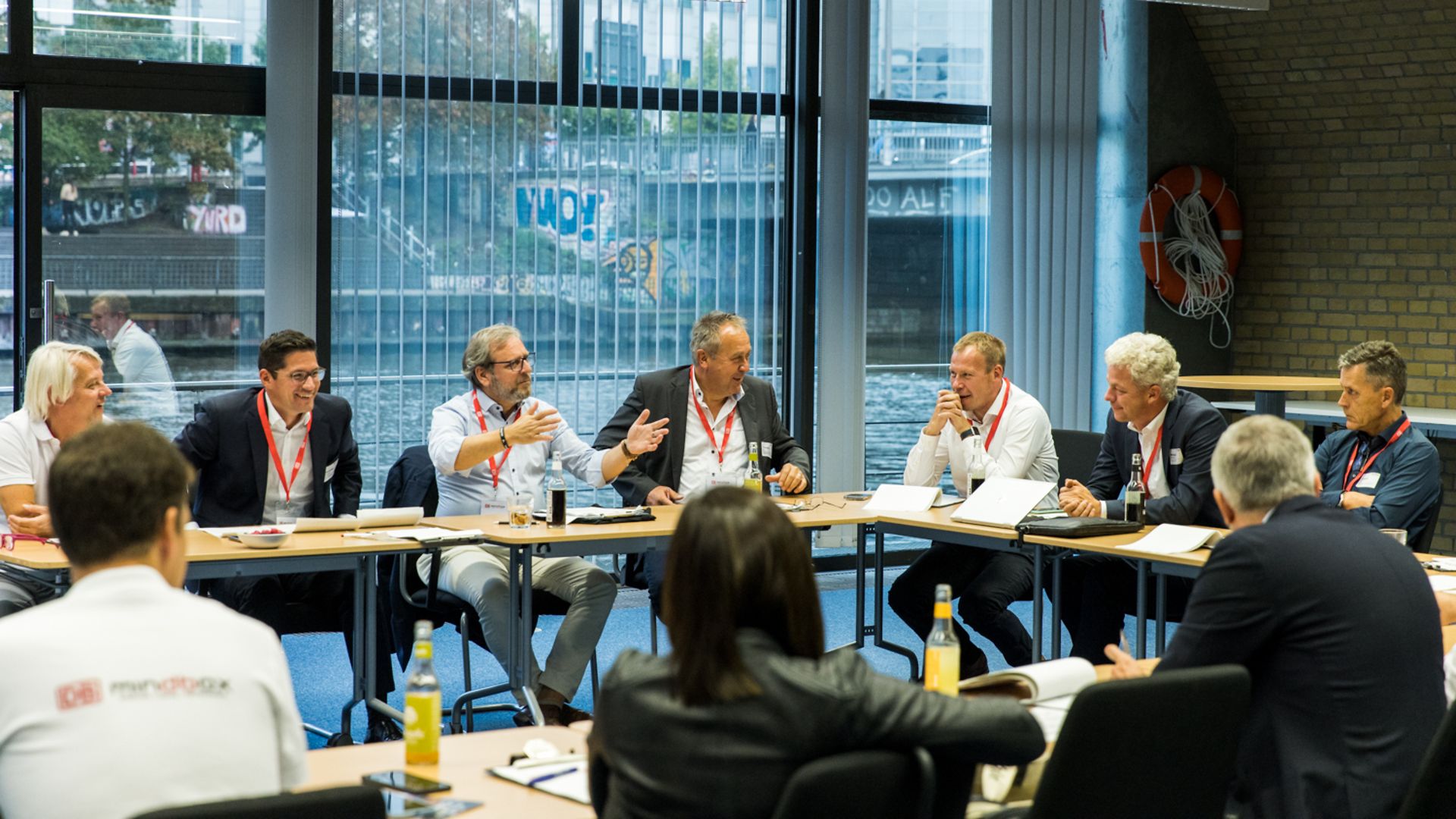 Blick in eine Besprechung